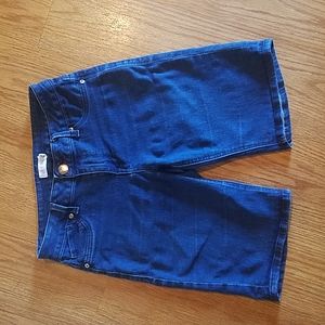 Petite denim shorts